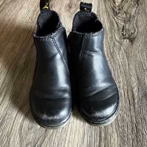 Dr. Martens Kids Black Ankle Boots